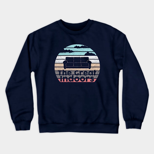 Introvert Indoors Crewneck Sweatshirt by karutees